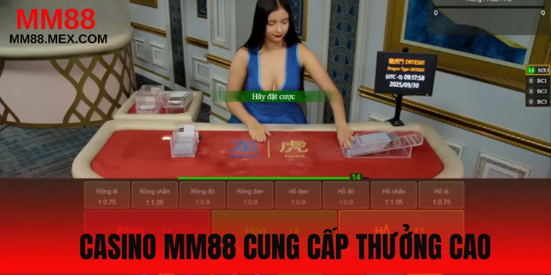 Tỷ lệ trả thưởng cho các cửa cược siêu cao